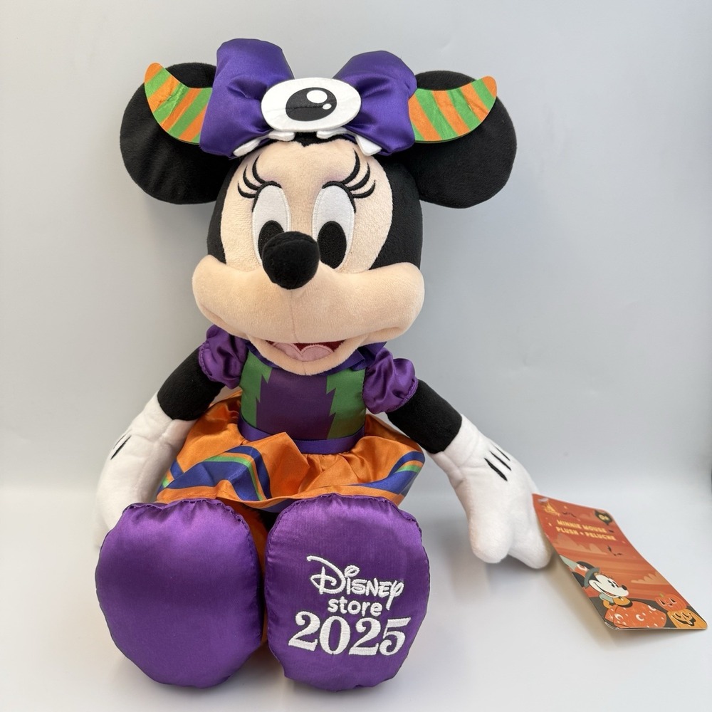 Minnie Mouse Halloween 2025 Plush – Medium‎ 15''-Clean Very Good Used Condition